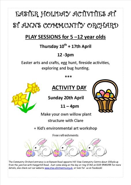 easter play and activity day 2014